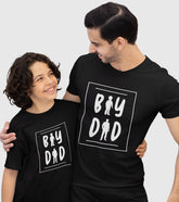 Boy Dad Unisex Half Sleeve T-Shirts (Pack of 2)
